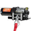 VEVOR Electric Winch ATV UTV 4000 lb Steel Cable IP55 Waterproof Remote Control