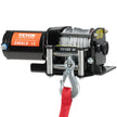 VEVOR Electric Winch ATV UTV 3000 lb Steel Cable IP55 Waterproof Wired Control