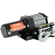 VEVOR Electric Winch ATV UTV 3000 lb Steel Cable IP55 Waterproof Wired Control