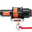 VEVOR Electric Winch ATV UTV 4500 lb Synthetic Rope Waterproof Remote Control