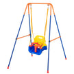 VEVOR Swing Sets for Backyard 3 in 1 Toddler Swing Set with 4 Sandbags Foldable