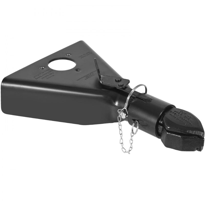 VEVOR A-Frame Trailer Coupler, Fits 2-Inch Hitch Ball Size, 7000 lbs Towing Capacity, Heavy Duty Steel Coupler, Ideal for Towing Station Wagons, Pickup Trucks, SUVs, Campers, Black Coating Surface