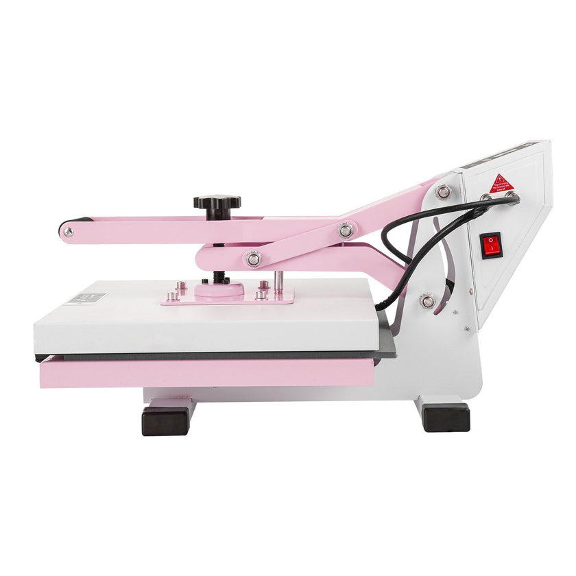 VEVOR Heat Press Machine 15x15 in Slide Out Heat Transfer Machine T-Shirts Pink