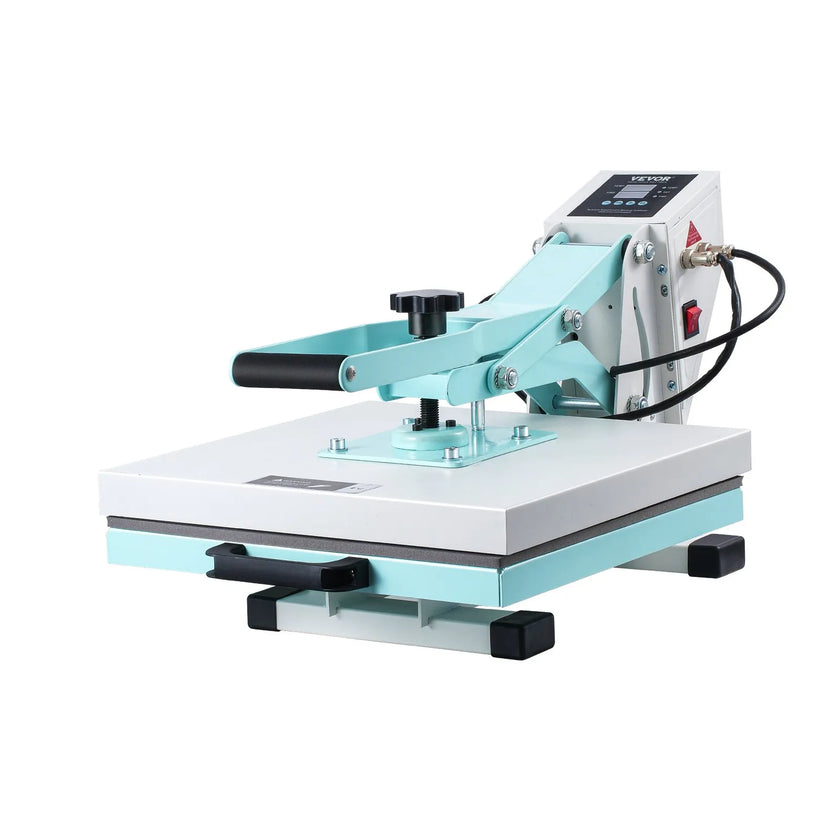 VEVOR Heat Press Machine 15x15 in Slide Out Heat Transfer Machine T-Shirts Green