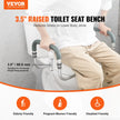 VEVOR Raised Toilet Seat, 3.5