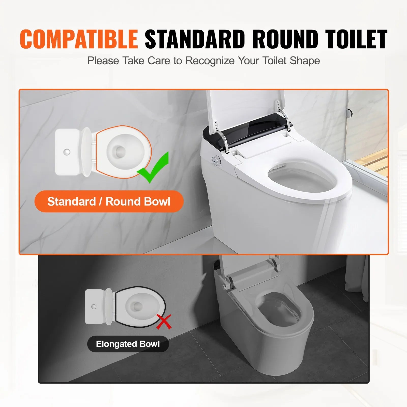 VEVOR Raised Toilet Seat, 3.5