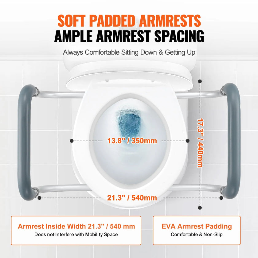 VEVOR Raised Toilet Seat, 3.5