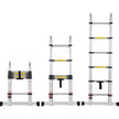VEVOR Telescoping Extension Ladder 12.5FT A-Shape w/ Stabilizer Bar for RV