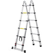 VEVOR Telescoping Extension Ladder 12.5FT A-Shape w/ Stabilizer Bar for RV