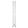 VEVOR Telescoping Ladder A-Frame Stainless Steel 16.5 ft Extension Ladders