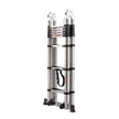 VEVOR Telescoping Ladder A-Frame Stainless Steel 16.5 ft Extension Ladders