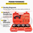 Pro Fuel Vacuum Carburetor Synchronizer carb sync Gauge Set Rubber Hose