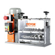 VEVOR Automatic Wire Stripping Machine, 0.06''-1.26'' Electric Motorized Cable Stripper, 750 W, 98 ft/min Wire Peeler with Visible Stripping Depth Reference, 10 Channels for Scrap Copper Recycling
