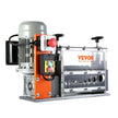 VEVOR Automatic Wire Stripping Machine, 0.06''-1.26'' Electric Motorized Cable Stripper, 750 W, 98 ft/min Wire Peeler with Visible Stripping Depth Reference, 10 Channels for Scrap Copper Recycling