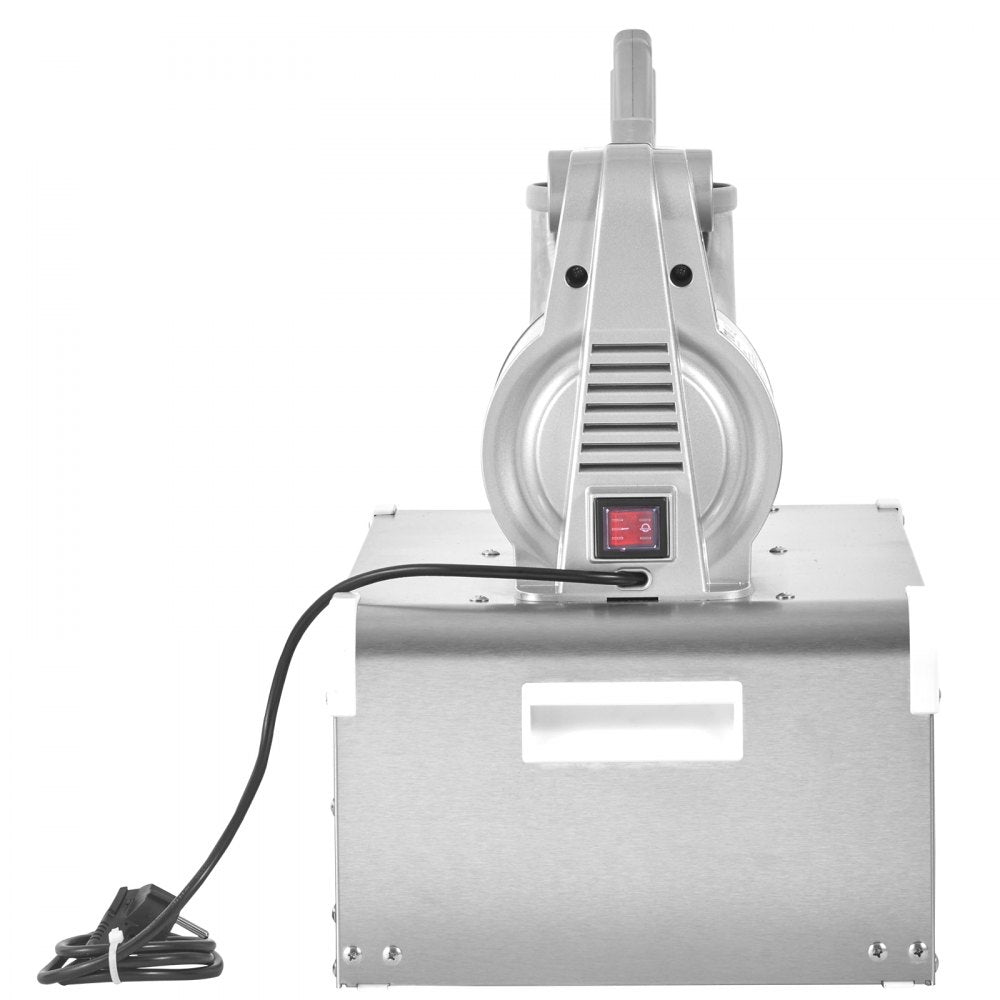 VEVOR Ice Crushers Machine, 661lbs Per Hour Electric Snow Cone Maker with 4 Blades, Stainless Steel Shaved Ice Machine with Cover, 300W Ice Shaver Machine for Margaritas, Home and Commercial Use