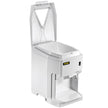 VEVOR Ice Shaver Machine Electric, Shaved Ice Machine Commercial 265 LBS/H, Snow Cone Maker w/ Ice Hopper & Lid, 250W Ice Crusher w/ Drain Pipe Tabletop Shaved Ice Maker w/ Adjustable Fineness White
