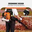 VEVOR Backpack Leaf Blower, 52CC 2-Cycle Gas Leaf Blower with 1.37L Fuel Tank, 480CFM Air Volume 175MPH Speed, Ideal for Lawn Care, Leaf Cleaning, and Snow Removal