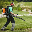 VEVOR Backpack Leaf Blower, 52CC 2-Cycle Gas Leaf Blower with 1.37L Fuel Tank, 480CFM Air Volume 175MPH Speed, Ideal for Lawn Care, Leaf Cleaning, and Snow Removal