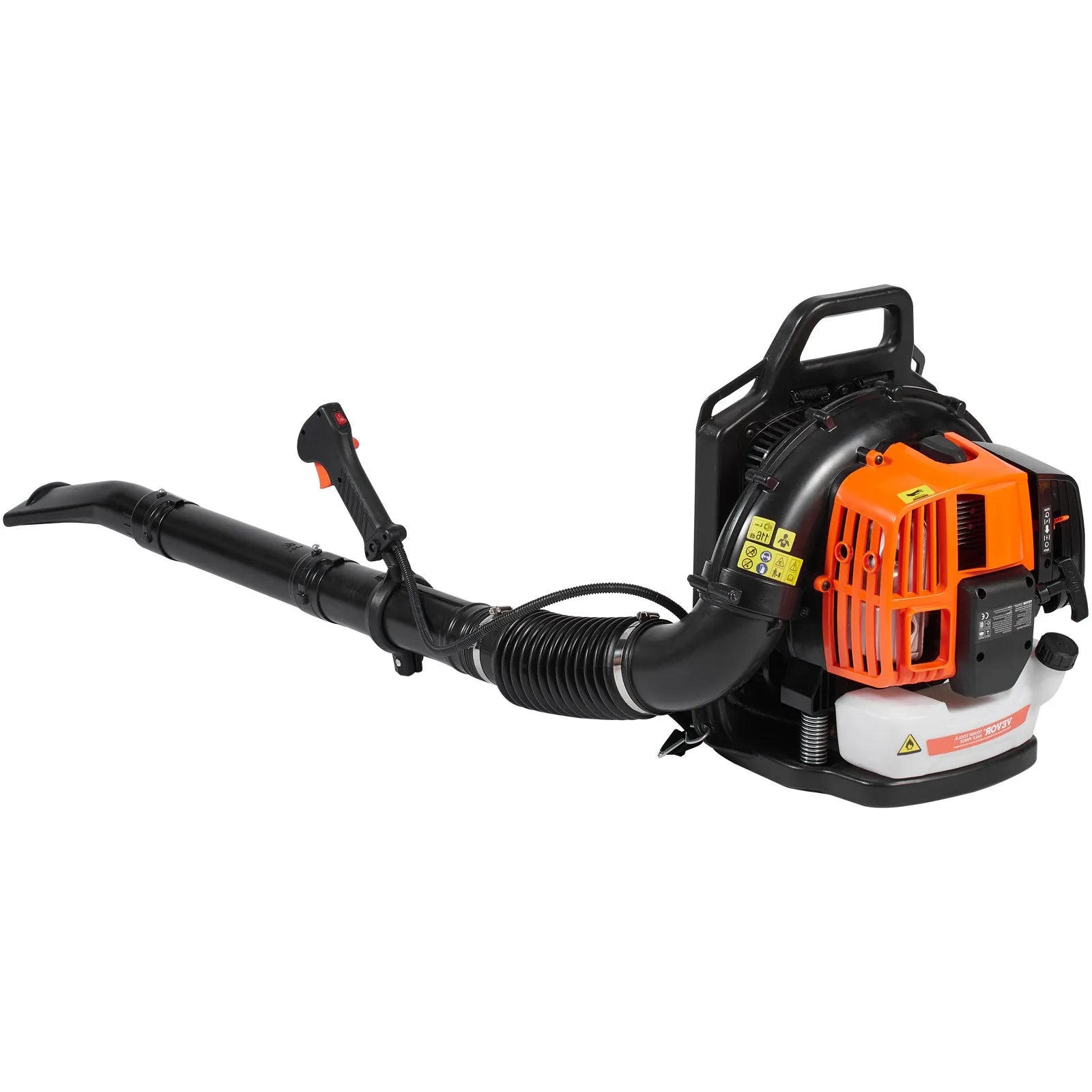 VEVOR Backpack Leaf Blower 62CC 2-Cycle Gas Leaf Blower 1110CFM Air Volume