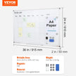 VEVOR Calendar Whiteboard, 36 x 24 Inches Magnetic Dry Erase Calendar Board, Monthly Planner Whiteboard for Wall, 1 Magnetic Erase & 2 Dry Erase Marker & Movable Tray for Restaurant Office Home School