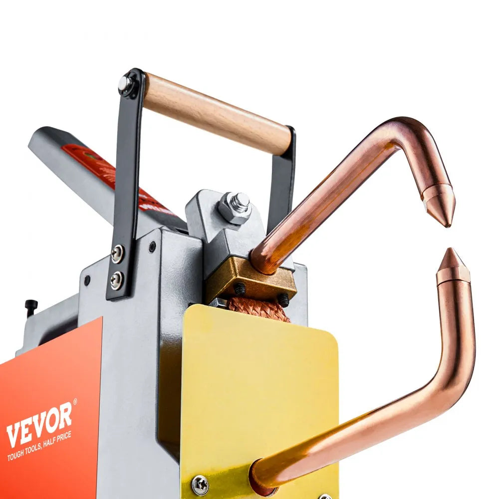 VEVOR Portable Spot Welder, 1/8-inch Thick Spot Welder Machine with 1.5KVA Input Capacity, Handheld Welding Tip Gun Metal Sheet Spot Welding Machine for Carbon Steel, Aluminum Sheet