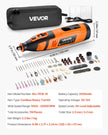 VEVOR 119-Piece Cordless Rotary Tool Kit, DC12V Portable Mini Power Rotary Tool, 28-Level Speed 5000-32000 RPM Multi-Purpose DIY Tools for Engraving, Sanding, Polishing, Carving, Cutting, DIY Crafts