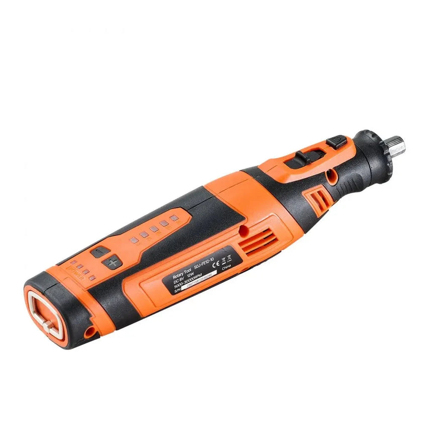 VEVOR 136-Piece Cordless Rotary Tool Kit, DC8V Portable Mini Power Rotary Tool, 5 Speeds 5000-30000RPM Multi-Purpose DIY Tools for Engraving, Sanding, Polishing, Carving, Grinding, Cutting, DIY Craft