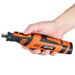 VEVOR 136-Piece Cordless Rotary Tool Kit, DC8V Portable Mini Power Rotary Tool, 5 Speeds 5000-30000RPM Multi-Purpose DIY Tools for Engraving, Sanding, Polishing, Carving, Grinding, Cutting, DIY Craft