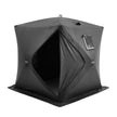 VEVOR Portable Ice Shelter, 3-4 Person Pop-Up Ice Fishing Tent, 35 Square Feet Fishable Area, Ice Shanty for Winter Fishing, Waterproof Oxford Ice Cube with Anchors/Ropes/Carrying Bag, 71