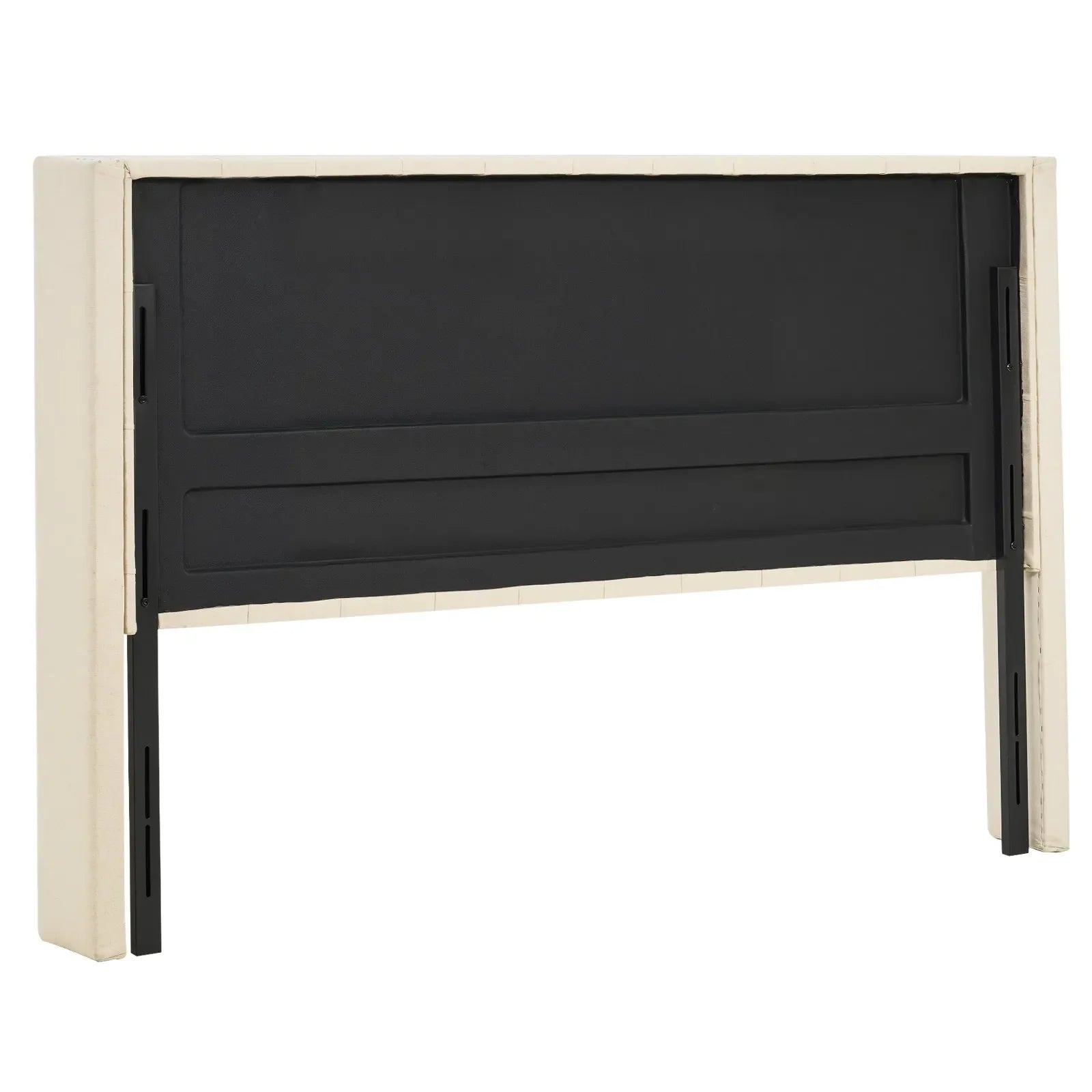 VEVOR Headboard for King Size Bed with Adjustable Height Sponge & Fabric Cream