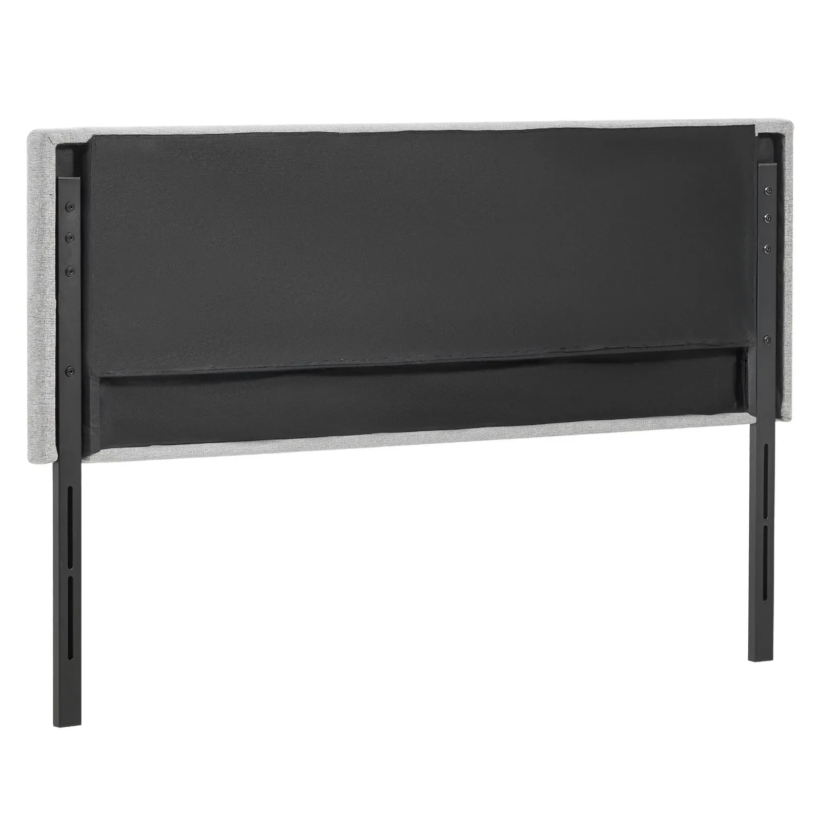 VEVOR Headboard for Full Size Bed with Adjustable Height Sponge & Fabric Grey