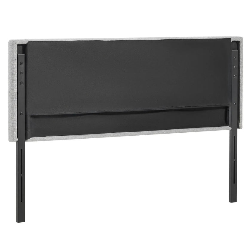 VEVOR Headboard for Full Size Bed with Adjustable Height Sponge & Fabric Grey