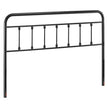 VEVOR Metal Headboard for Queen Size Bed Ideal for Bedroom Hotel Dormitory Black