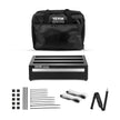 VEVOR Guitar Pedal Board, 14'' x 11'', Aluminum Alloy 1.7 lbs Super Light Guitar Effects Pedal Board with Carry Bag High Quality Tape Fixed Strap Shoulder Strap, Accommodate 8 Guitar Pedals, Medium