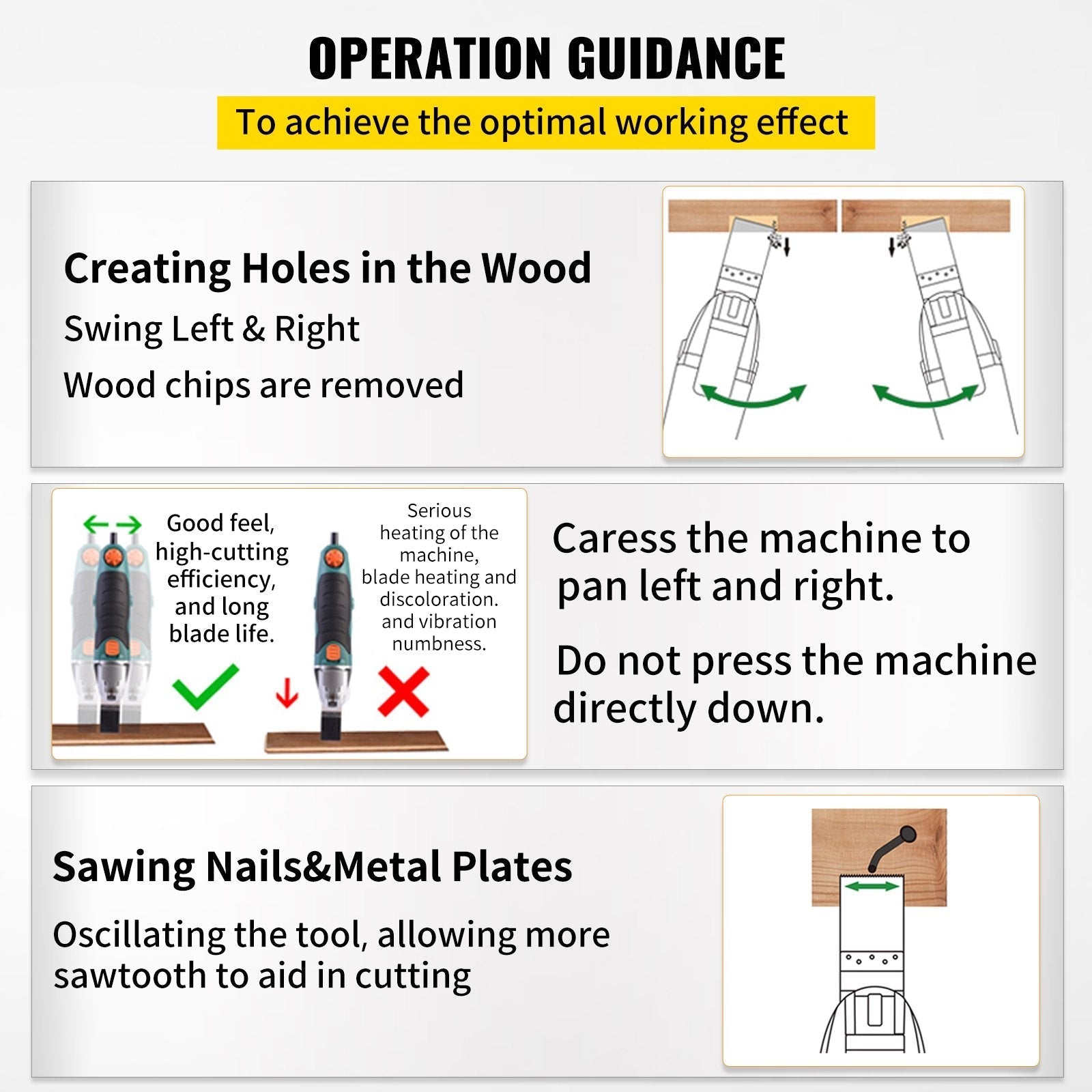 VEVOR 50 PCS Oscillating Saw Blades, Quick Release Multitool Blades Kit, HCS Tool Blades for Wood Plastic Metal Nails Bolts, Compatible with Dewalt Dremel Fein Worx Bosch Makita Milwaukee