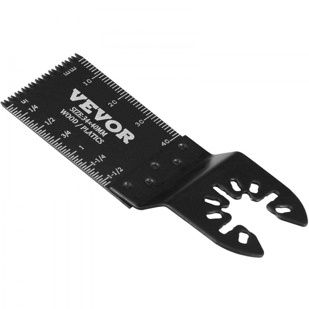 VEVOR 50PCS Oscillating Saw Blades, Universal Quick Release Oscillating Saw Blades, Multitool Tool Blades for Wood Plastic Aluminum, Fit Dewalt Bosch Milwaukee Hitachi Chicago Craftsman