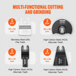 VEVOR 30PCS Multi Tool Blades Kits, Universal Quick Release Oscillating Saw Blades, 8 Types Wood Metal Plastic Oscillating Tool Blades, Fit Dewalt Bosch Milwaukee Hitachi Chicago Craftsman