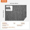 VEVOR Rug Pad Gripper 8' x 10' Protective Carpet Pad 0.24