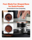VEVOR 58mm Coffee Distributor 2-in-1 Adjustable Espresso Distributor for Home