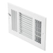 VEVOR Floor Registers 3-Way 6x10 Inch Iron Floor Vents HVAC Grilles 6-Pack White
