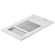 VEVOR Floor Registers 3-Way 6x10 Inch Iron Floor Vents HVAC Grilles 6-Pack White