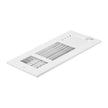 VEVOR Floor Registers 3-Way 4x10 Inch Iron Floor Vents HVAC Grilles 6-Pack White