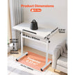 Adjustable Mobile Standing Desk, 32