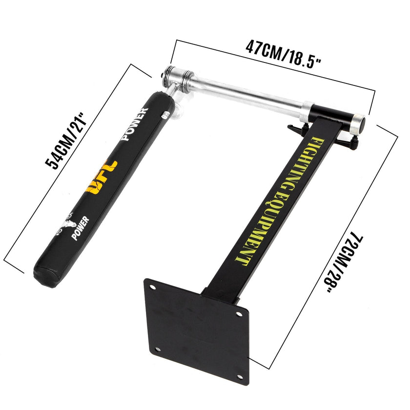 VEVOR Boxing Spinning Bar Wall Mount,Black Punching Spinning Bar for Boxing Speed Trainer,Boxing MMA Speed Reflex Training Equipment for Teenagers and Adults,Exercise Release Stress Lose Weight