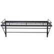 VEVOR Pot Rack Wall Mounted, 24 inch Pot and Pan Hanging Rack, Pot and Pan Hanger with 12 S Hooks, 55 lbs Loading Weight, Ideal for Pans, Utensils, Cookware in Kitchen