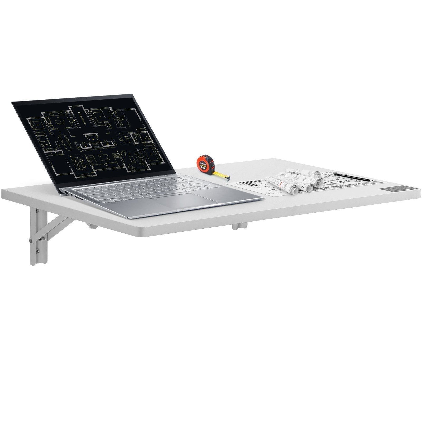 VEVOR Wall Mounted Folding Table, 23.62
