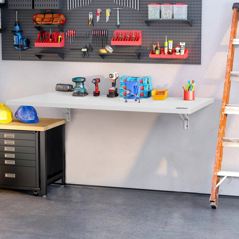 VEVOR Wall Mounted Folding Table, 47.24