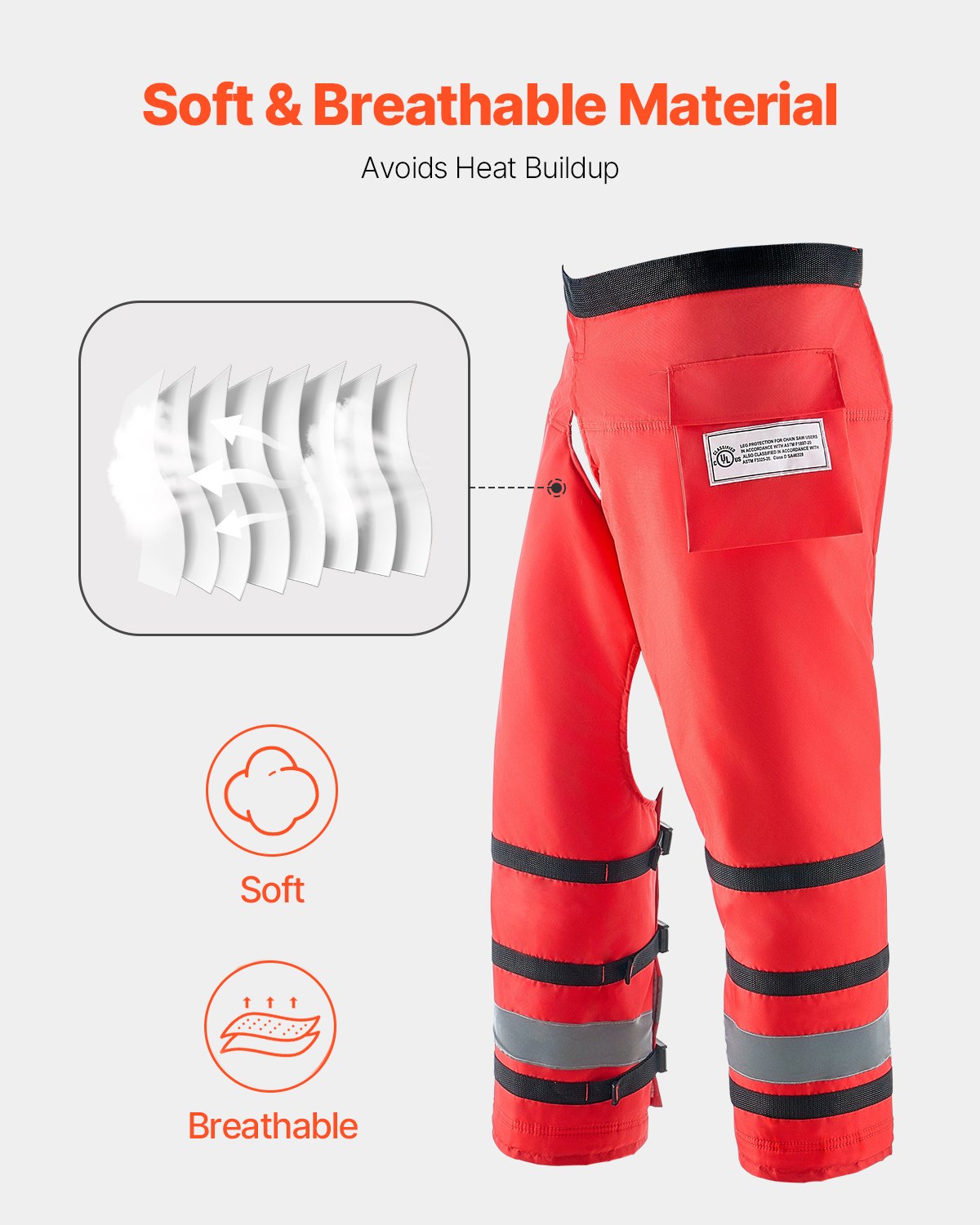 VEVOR Chainsaw Chaps 39.7