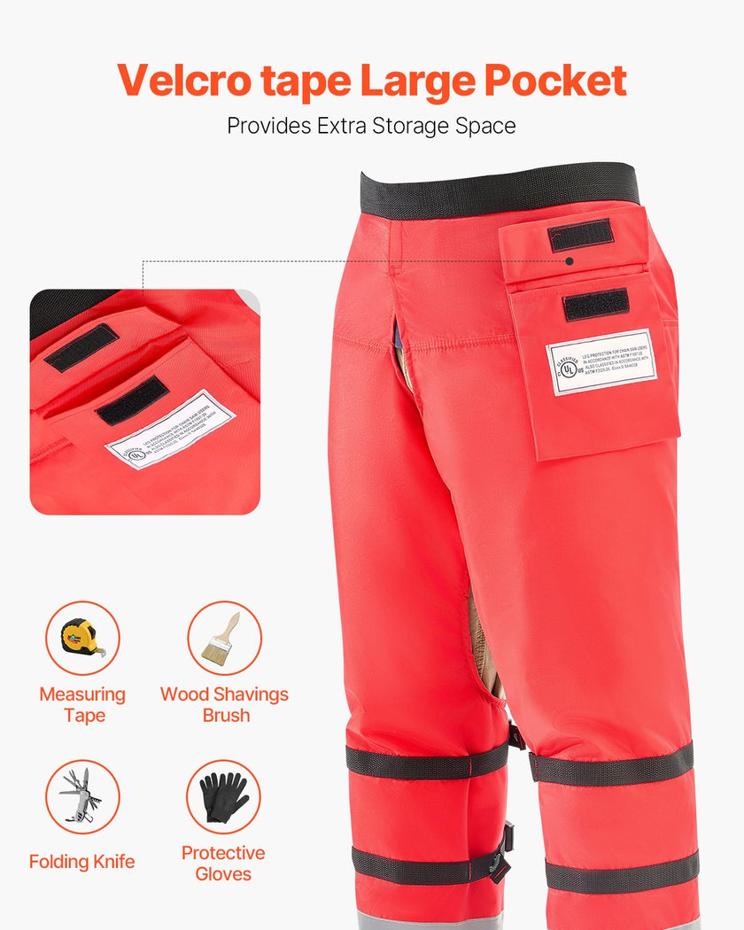 VEVOR Chainsaw Chaps 36.4