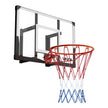 VEVOR Wall Mount Basketball Hoop, 44-inch PC Backboard Mounted Basketball Hoop Outdoor with Solid Steel, 0.08 inch Thickened Backboard, Thickened Woven Nylon Basketballs Net, Indoor & Outdoor Use